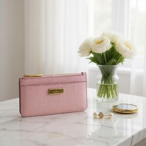 Kate Spade Kenzie Limited Edition Card Holder - Pink Horizon - NWT